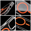 Drop Glue Colorful Ring Mag Cover kompatybilny z MagSafe pasuje do IPHONE 11 pomarańczowy