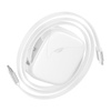 HOCO kabel All-in-one zwijany w zestawie z wymiennymi końcówkami PD 3A 60W U140 0,95 m biały