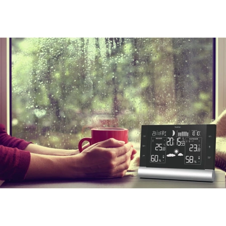 Black Line Plus Wetterstation - Schwarz