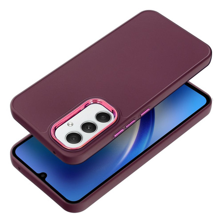 Futerał FRAME do SAMSUNG A54 5G fioletowy