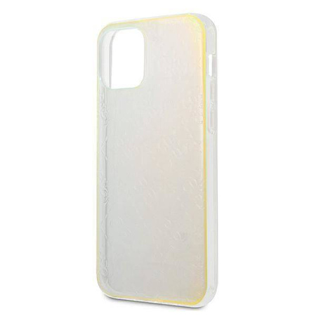 Guess GUHCP12M3D4GIRBL iPhone 12/12 Pro 6,1" opalowy/iridescent hardcase 4G 3D Pattern Collection