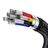Baseus Cafule Series Metal Data Cable Type-C to Type-C 100W 2m Black