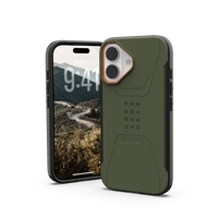 UAG Civilian MagSafe Hülle für iPhone 17 - Oliv und Orange