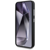 Original Case SAMSUNG GALAXY S25 Guess Grained Triangle Logo MagSafe black