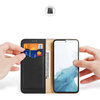 DUX DUCIS Hivo - skórzane etui portfelik do Samsung Galaxy S23 Plus czarne
