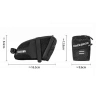 Rockbros C29-BK wasserdichte Fahrradtasche unter dem Sattel – schwarz