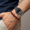 Tech-Protect Edelstahlarmband für Samsung Galaxy Watch Ultra (47 mm) – schwarz