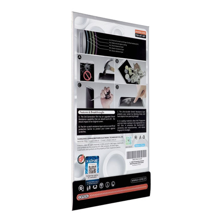 Szkło hartowane X-ONE Extreme Shock Eliminator 4th gen. Matowe - do iPhone 15 Pro