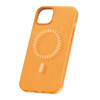 Etui APPLE IPHONE 15 Baseus Fauxther Series MagSafe pomarańczowe