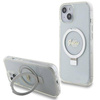 Original Handyhülle IPHONE 13 / 14 / 15 Guess Hardcase Ring Stand Script Glitter MagSafe (GUHMP15SHRSGSD) transparent