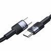 USAMS Kabel  USB-C na USB-C set 30szt.   60W 1,2m pleciony SJ724ZJ01 (US-SJ724 ) SET 30PCS