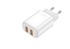 JELLICO wall charger EU02 2.4A 12W 2xUSB White