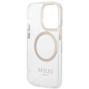 Guess GUHMP14LHTRMD iPhone 14 Pro 6,1" złoty/gold hard case Metal Outline Magsafe