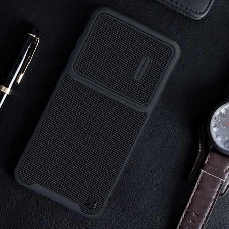 Nillkin Textured S Case for Samsung Galaxy S23+ armored cover with camera cover black