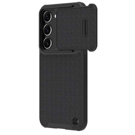 Nillkin Textured S Case für Samsung Galaxy S23+ Panzerhülle mit Kameraabdeckung schwarz