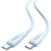 Kabel USAMS Green Series SJ716 60W USB-C do USB-C 1m różowy