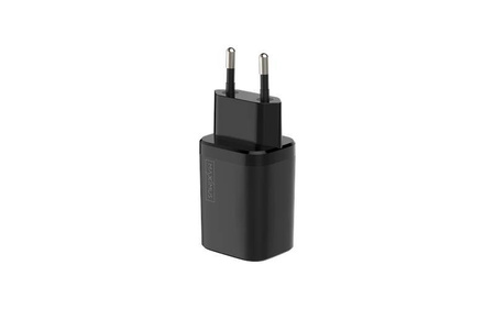Land. network. MX Carbon 30W PD+QC, USB-A+C BLACK / BLACK