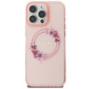 Guess GUHMP16XHFWFCP iPhone 16 Pro Max 6.9" różowy/pink hardcase IML Flowers Wreath MagSafe