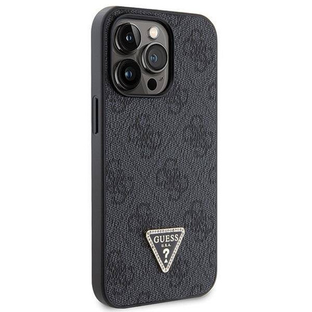 Original Case IPHONE 13 PRO Guess Hardcase Crossbody 4G Metal Logo (GUHCP13LP4TDSCPK) black