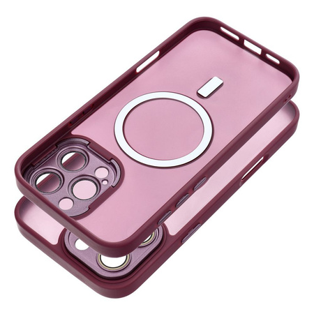 Futerał VARIETE MAG COVER kompatybilny z MagSafe do SAMSUNG S25 FE fioletowy