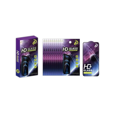 Szkło hartowane 9D do Samsung Galaxy A16 4G / A16 5G czarna ramka 10w1