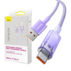 BASEUS kabel USB A do Typ C PD 100W Explorer CATS010405 1 m fioletowy