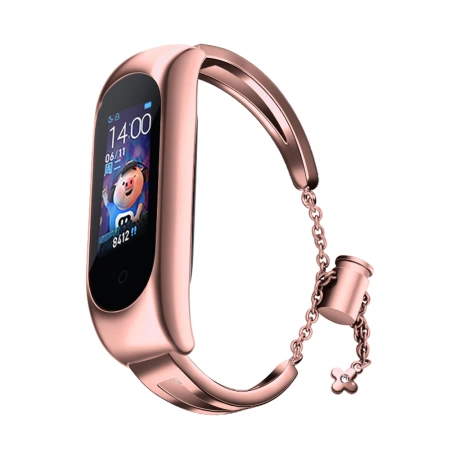 Metallarmband für Xiaomi Mi Band 3 / 4 / 5 / 6 Armband - Rosa