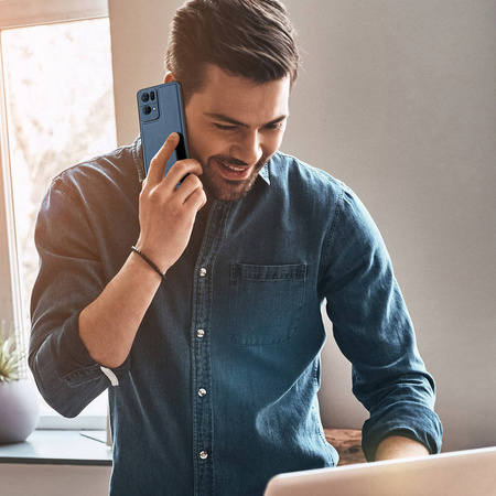 Dux Ducis Fino Hülle mit Nylonmaterial bezogen Oppo Reno7 Pro 5G schwarz