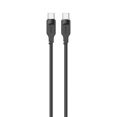 USAMS Kabel USB-C na USB-C PD Fast Charging 1,2m 100W Lithe Series czarny/black SJ567USB01(US-SJ567)
