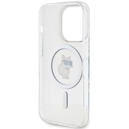 Karl Lagerfeld KLHMP13XHFCCNOT iPhone 13 Pro Max 6.7" transparent hardcase IML Choupette MagSafe