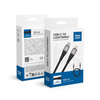 Kabel Blue Star z oplotem ze złączem USB C do Lightning 2,4A