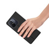 Dux Ducis Skin Pro Case For Xiaomi Redmi 11A / Poco C55 / Redmi 12C Cover Flip Card Wallet Stand Black