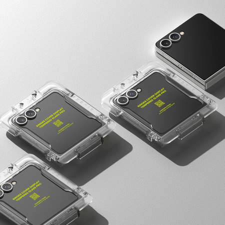 Szkło hartowane Ringke Cover Display Easy Slide 2-pack do Samsung Z Flip 7 - przezroczyste