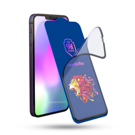 Szkło hybrydowe Bestsuit Flex-Buffer 5D z powłoką antybakteryjną Biomaster do iPhone Xs Max/11 Pro max czarny