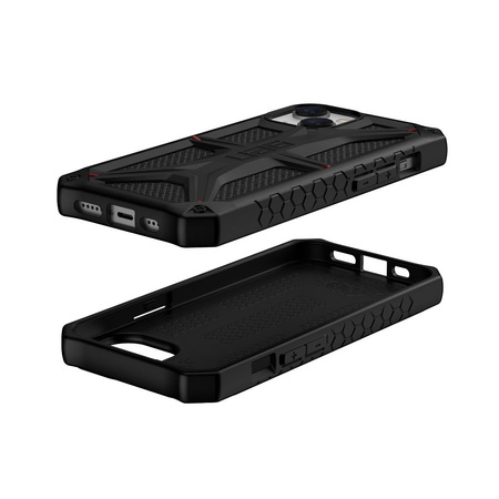 UAG Monarch - Schutzhülle für iPhone 14 Plus (Kevlar-Schwarz)