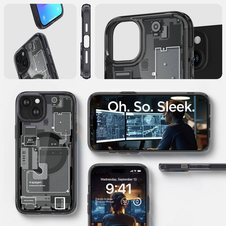 Spigen Ultra Hybrid MagSafe, zero one - iPhone 15 Plus