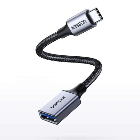 Ugreen OTG Adapterkabel USB-C (männlich) - USB-A (weiblich) 5Gb/s 0,15m schwarz (US378)
