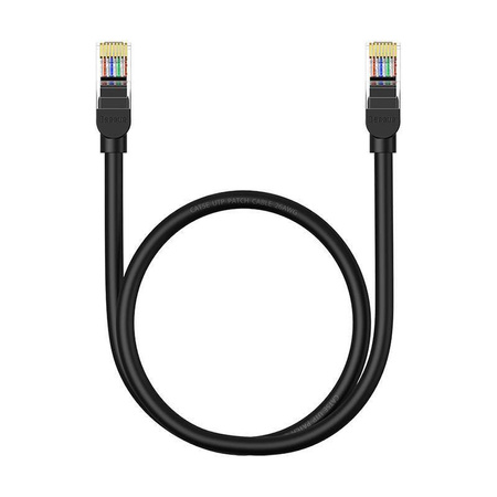 Baseus High Speed ​​Cat 5 RJ-45 Ethernet cable 1000Mb/s 0.5m round - black