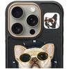 Etui Nimmy Glasses Cool Dog MagSafe do    iPhone 16 Pro czarny