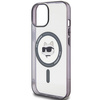 Etui Karl Lagerfeld IML Choupette's Head MagSafe do iPhone 15 Plus - przezroczyste