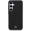 Case SAMSUNG GALAXY S25+ Mercedes AMG Hardcase Leather Debossed Lines MagSafe black