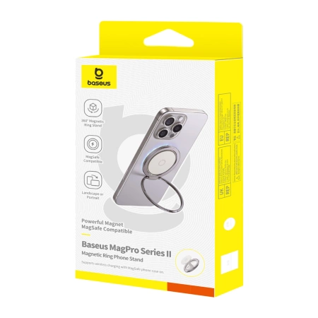 Baseus MagPro II Magnetring mit Standfunktion - Titan