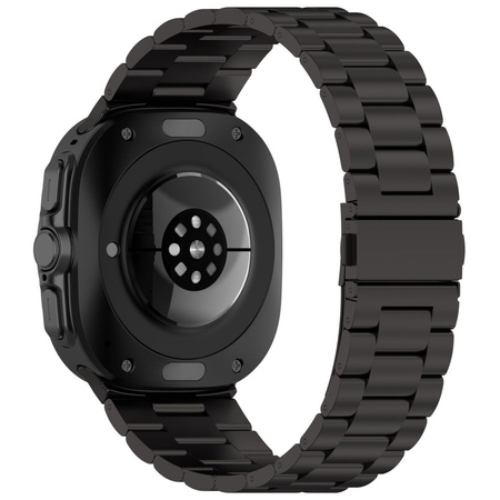 Tech-Protect Edelstahlarmband für Samsung Galaxy Watch Ultra (47 mm) – schwarz