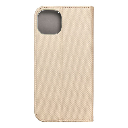 Kabura Smart Case book do IPHONE 15 PLUS złoty