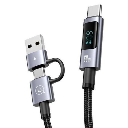 USAMS 60W 6in1 Digital Display Data Cable Sufeng Series 1.2M (SJ736)