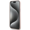 Etui Karl Lagerfeld Silicone Choupette Metal Pin na iPhone 15 Plus / 14 Plus - różowe
