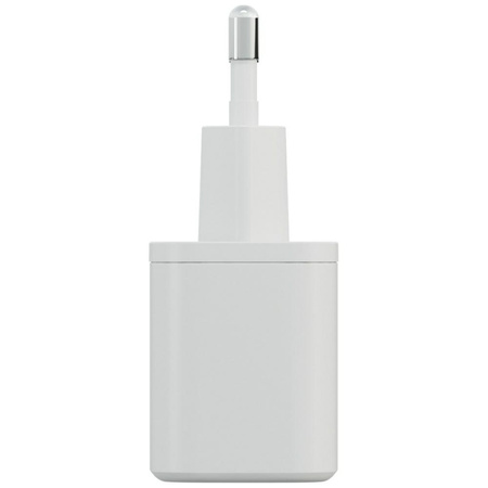 Ładowarka sieciowa Bazic Goport Velox    Kit 1xUSB-C 1xUSB-A GaN 35W z kablem plecionym biały