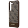 Oryginalne Etui GUESS Hardcase GUHCS24MG4GLBR do SAMSUNG S24 Plus (4G Bottom Stripe / brązowy)