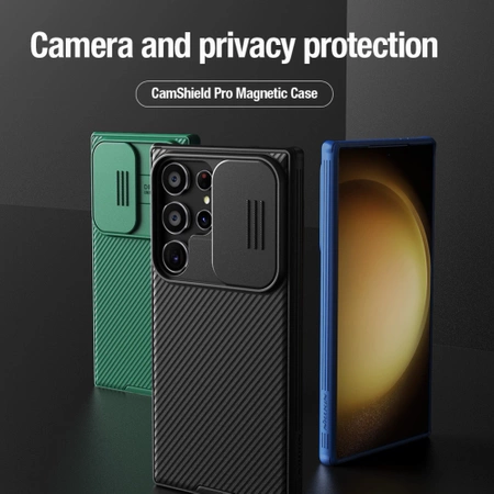 Nillkin CamShield Pro Panzerhülle mit Kameraschutz für Samsung Galaxy S24 Ultra – Grün