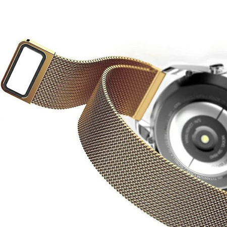 Mercury pasek Mesh Apple Watch 42/44/45mm złoty/gold